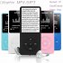 MP3 Player 1 8Inches 3 5mm Audio Jack Intuitive Menu Operation Player for Student Sport Driving blue
