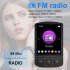 MP3 Player Wireless 1 77 Inch Colorful Screen Portable Music Player Speaker FM Radio With Back Clip Voice Recorder Touch Button Music MP3 Player For Running 16G