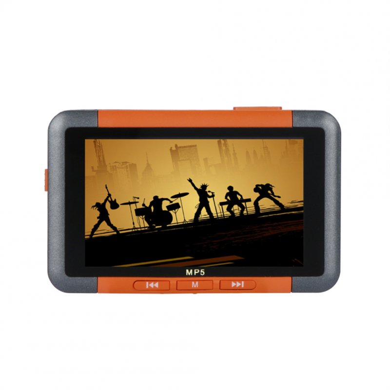 MP4 MP5 Player 3.5-inch Hd Screen Usb 3.0 High-speed Transmission Fm Mic Recording E-book Video Display orange