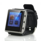 MP4 Player Watch with removable strap  1 5 Inch Screen  eBook Reader  Micro SD Card Slot and more   Wear your MP3 and MP4 Player around your wrist