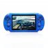 MP5 4 3 Inch Screen 8GB Multi language Handheld Game Player Palm Game Machine blue