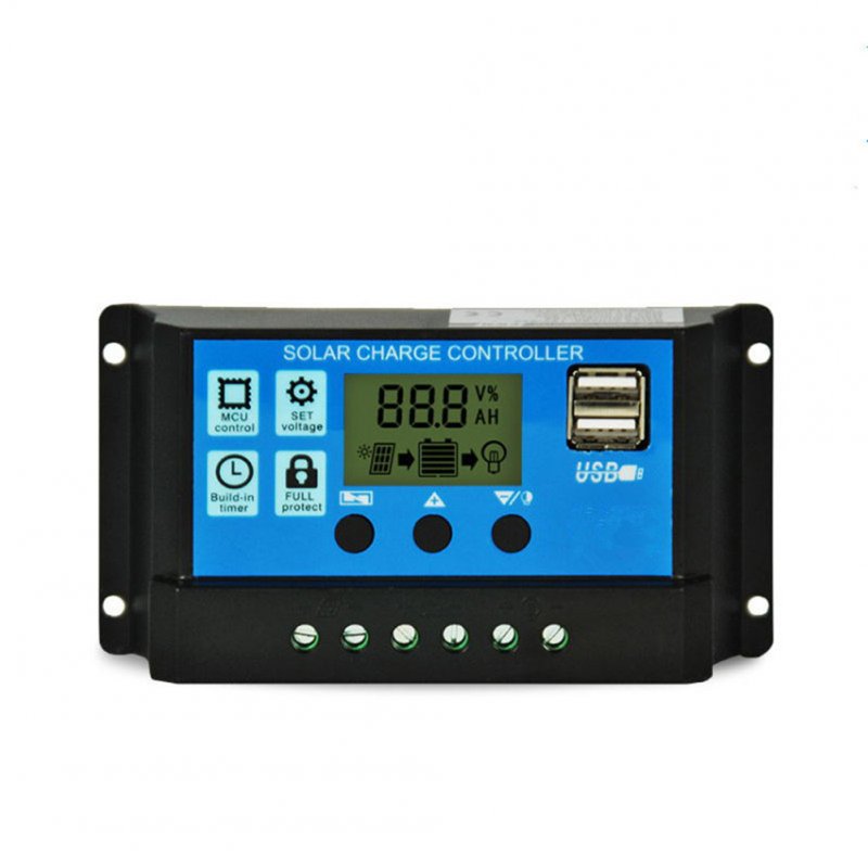 MPPT  Solar  Panel  Regulator Charge Controller Auto Focus Tracking 30-100A 12V/24V 50A