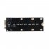 MSATA SSD to 7 17Pin Adapter Card for 2012 Macbook Pro Retina A1425 A1398 Mini PCI E SATA SSD Converter Card black