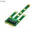 MSATA to M2 NGFF Adapter Converter Card 6 0 Gb   s NGFF M2 SATA Bus SSD B Key for mSATA Male Elevator M2 Adapter for 2230 2280 M2 SSD green