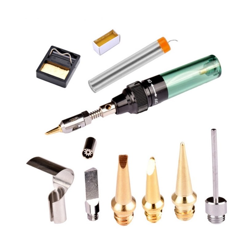 MT-100 Electric Gas Soldering Iron Gun Blow Torch Welding Tools  Package A