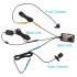 MT80 Motorcycle Dash Cam Front Rear Camera Dual Video G Sensor Loop Recording Motorbike Driving Recorder Black