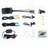 MT80 Motorcycle Dash Cam Front Rear Camera Dual Video G Sensor Loop Recording Motorbike Driving Recorder Black
