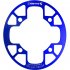 MTB Bike Chainring Protection Cover 32T 34T 36T 38T 40T 42T Bicycle Sprocket Crankset Guard Chainwheel Protector 104bcd oval guard plate 36 38T blue