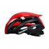 MTB Cycling Bike Sports Safety Helmet Off road Mountain Bicycle Helmet Outdoors Riding Protective Helmet with Tail Lights Red and white   built in taillights Fr