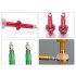 MTB Vacuum Tire Nozzle Bicycle Tubeless Valve Stem French Valve Adapter Cycling Valve Core Cap Black 40MM
