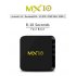 MX10 TV Box RK3328 Quad core ARM Cortex A53 Android 7 1 2 4K 2K Resolution 2 4G WiFi European Regulation black 4 32G