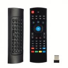 MX3 Air Remote USB Wireless Replacement Remote Keyboard 2.4G Multifunctional Fly Mouse Compatible For Android TV Box PC black