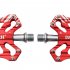 MZYRH Bicycle Aluminium Alloy Pedals Mountain Bike Bearing Super Light Pedals Cycling Parts red Special size