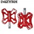 MZYRH Bicycle Aluminium Alloy Pedals Mountain Bike Bearing Super Light Pedals Cycling Parts black Special size