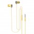 Macaron Color Wired  Headphones Stereo In ear Sports Headset Compatible For Android Iphone Huawei White