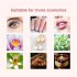 Macro Lens With Mini Clip Ring Light Portable Circle Light Macro Lens Attachment For Smart Phone Photography pink