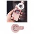 Macro Lens With Mini Clip Ring Light Portable Circle Light Macro Lens Attachment For Smart Phone Photography pink