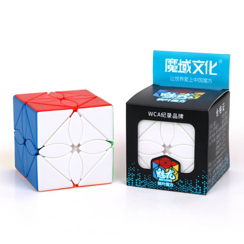 Magic Cube Polaris Maple Leaf Design Educational Toy for Kids Cubo Twist 3D Smooth Antistress Game  Puzzle Toy Maple Leaf