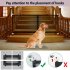 Magic  Gate Portable  Folding Pet  Guard  Mesh Baby  Safety  Fence For  Car  Balcony Zipper style black