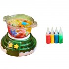 Magic Water Elf Hot Pot Machine Handmade Water Toy Creative DIY Toy With 8 Shapes Molds Water Elf Set For Children Green