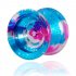 Magic Yo Yo Ball Aluminum Professional Bundle Ball  U Type Bow Shape  Professional Alloy Purple green