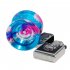 Magic Yo Yo Ball Aluminum Professional Bundle Ball  U Type Bow Shape  Professional Alloy Purple green