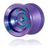 Magic Yo Yo Ball Aluminum Professional Bundle Ball  U Type Bow Shape  Professional Alloy Purple green