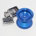 Magic Yo Yo Ball Aluminum Professional Bundle Ball  U Type Bow Shape  Professional Alloy Purple green
