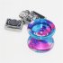 Magic Yo Yo Ball Aluminum Professional Bundle Ball  U Type Bow Shape  Professional Alloy Purple green