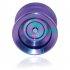 Magic Yo Yo Ball Aluminum Professional Bundle Ball  U Type Bow Shape  Professional Alloy Purple green