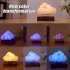 Maglev Cloud Lamp RGB Magnetic Levitating Table Lamp 360 Degrees Rotating Touch Control Night Light Desk Ornaments For Home Office Decor Birthday Gifts For Men 