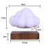 Maglev Cloud Lamp RGB Magnetic Levitating Table Lamp 360 Degrees Rotating Touch Control Night Light Desk Ornaments For Home Office Decor Birthday Gifts For Men 