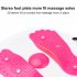 Magnet Balance Rotating Fitness Core Waist Twisting Disc Weight Loss Fitness Equipments Twister Plate rose Red