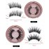 Magnet False Eyelashes Natural Black Handmade 3D Mink Lashes Long Fake Eyelash