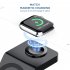 Magnetic 3 in 1 Wireless Charger Vertical Stand Compatible For Iwatch Airpods Iphone13 White