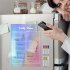 Magnetic Acrylic Calendar For Fridge Colorful Weekly Planner Reusable Memo Note Whiteboard With 6 Markers For School Home Office with 6 pens