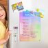 Magnetic Acrylic Calendar For Fridge Colorful Weekly Planner Reusable Memo Note Whiteboard With 6 Markers For School Home Office with 6 pens