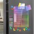 Magnetic Acrylic Calendar For Fridge Colorful Weekly Planner Reusable Memo Note Whiteboard With 6 Markers For School Home Office with 6 pens