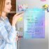 Magnetic Acrylic Calendar For Fridge Colorful Weekly Planner Reusable Memo Note Whiteboard With 6 Markers For School Home Office with 6 pens