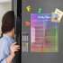 Magnetic Acrylic Calendar For Fridge Colorful Weekly Planner Reusable Memo Note Whiteboard With 6 Markers For School Home Office with 6 pens
