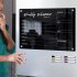 Magnetic Acrylic Calendar Board For Fridge Weekly Planner Reusable Dry Erase Schedule Board With 6 Markers For Home Office School with 6 pens