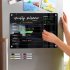 Magnetic Acrylic Calendar Board For Fridge Weekly Planner Reusable Dry Erase Schedule Board With 6 Markers For Home Office School with 6 pens