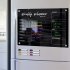 Magnetic Acrylic Calendar Board For Fridge Weekly Planner Reusable Dry Erase Schedule Board With 6 Markers For Home Office School with 6 pens