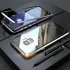 Magnetic Adsorption Metal Tempered Glass Case for Samsung Galaxy S9 S8  Plus Cover    Silver