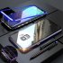 Magnetic Adsorption Metal Tempered Glass Case for Samsung Galaxy S9 S8  Plus Cover    Silver