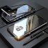 Magnetic Adsorption Metal Tempered Glass Case for Samsung Galaxy S9 S8  Plus Cover LY94