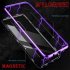 Magnetic Adsorption Metal Tempered Glass Case for Samsung Galaxy S9 S8  Plus Cover LY94