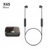 Magnetic Bluetooth 5 0 Sports Headset Mini Wireless Earphones X6S HIFI Stereo Sound Rich Bass Headset with Charging Box black