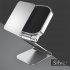 Magnetic Car Phone Holder Dash Board Magnet Mobile Holders Folding Adjustable Magnet Support Desktop Bracket black