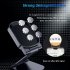Magnetic Car Phone Holder Dash Board Magnet Mobile Holders Folding Adjustable Magnet Support Desktop Bracket Silver